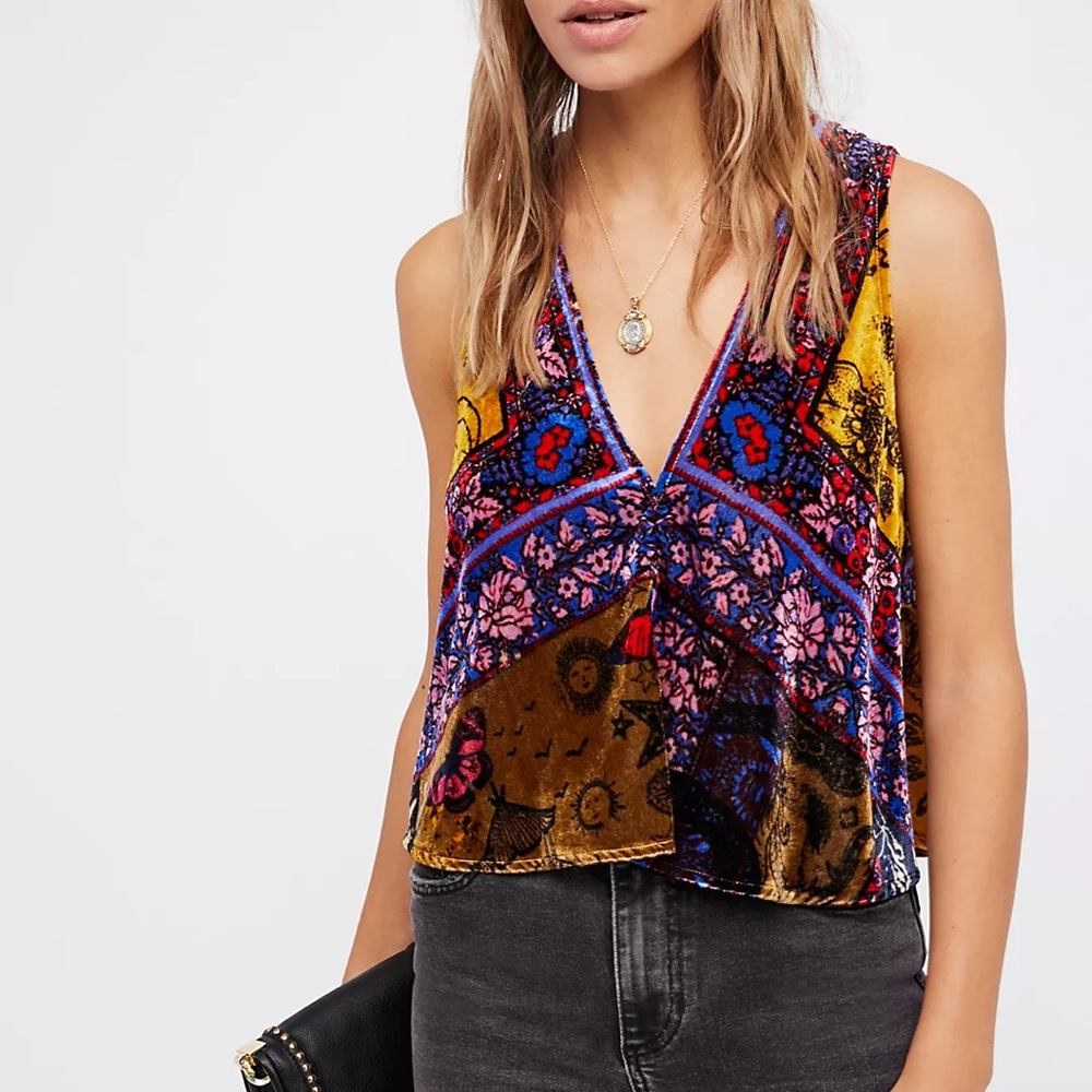 Free People Velvet Tank